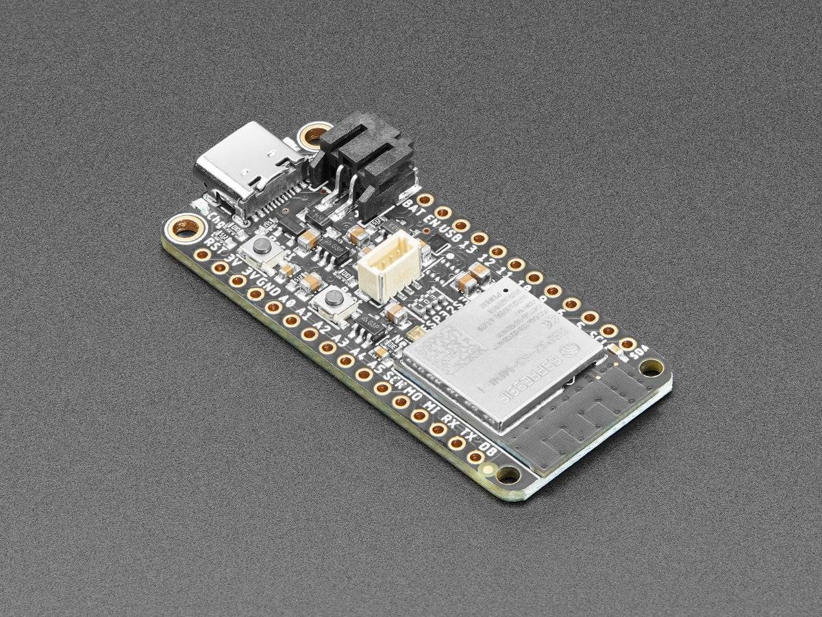 Adafruit ESP32-S3 Feather with 4MB Flash 2MB PSRAM STEMMA QT Qwiic 5477