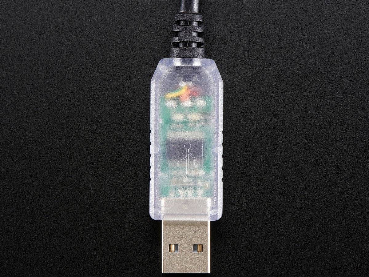 Adafruit FTDI Serial TTL-232 USB Cable for Debugging Bootloading Programming 70