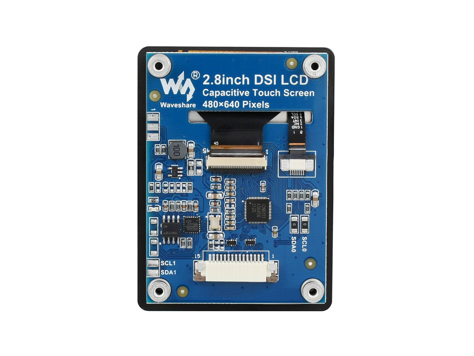 WaveShare 2.8inch Capacitive Touch Display for Raspberry Pi 480x640 DSI IPS