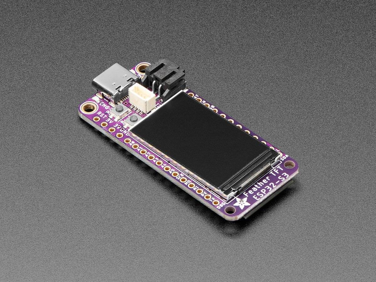 Adafruit ESP32-S3 TFT Display Feather Board 4MB Flash 2MB PSRAM STEMMA QT 5483