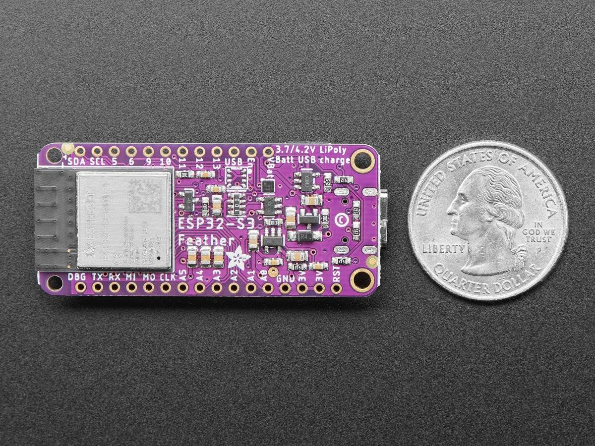 Adafruit ESP32-S3 TFT Display Feather Board 4MB Flash 2MB PSRAM STEMMA QT 5483