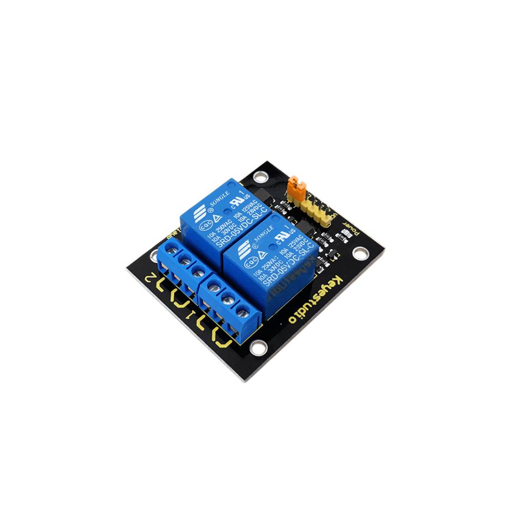 Keyestudio 2CH 5V Relay Module Compatible with Arduino ARM PIC AVR DSP