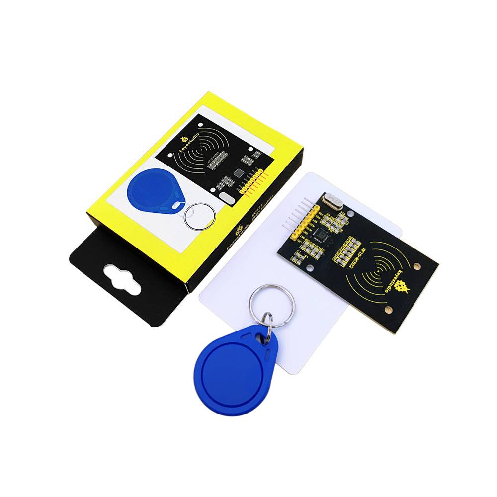 Keyestudio MFRC522 RFID Module Kit with IC Card Key Ring for Arduino