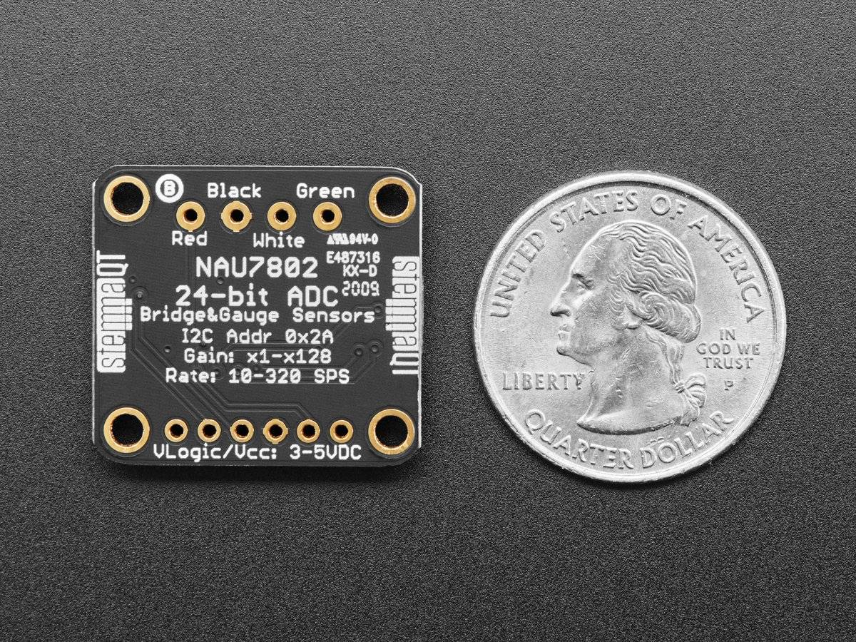 Adafruit NAU7802 24-Bit ADC Compatible with Arduino STEMMA QT Qwiic 4538