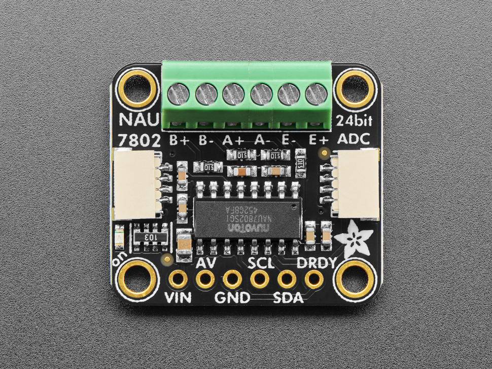 Adafruit NAU7802 24-Bit ADC Compatible with Arduino STEMMA QT Qwiic 4538