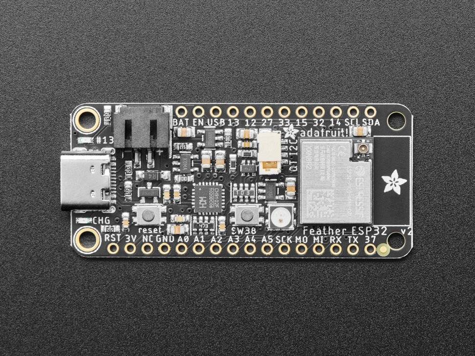 Adafruit ESP32 Feather V2 w.FL Antenna 8MB Flash 2 MB PSRAM STEMMA QT