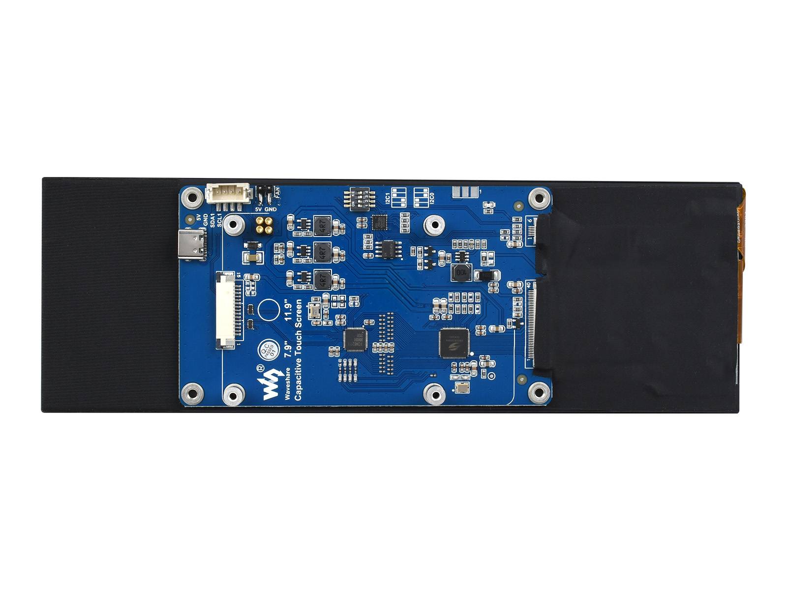 WaveShare 7.9inch Capacitive Touch Display for Raspberry Pi 400x1280 IPS DSI Interface