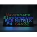 WaveShare RGB Full-Color LED Matrix Panel 64x32 Pixels 4mm Pitch WaveShare RGB Full-Color LED Matrix Panel 64x32 Pixels 4mm Pitch