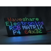WaveShare RGB Full-Color LED Matrix Panel 64x32 Pixels 4mm Pitch WaveShare RGB Full-Color LED Matrix Panel 64x32 Pixels 4mm Pitch