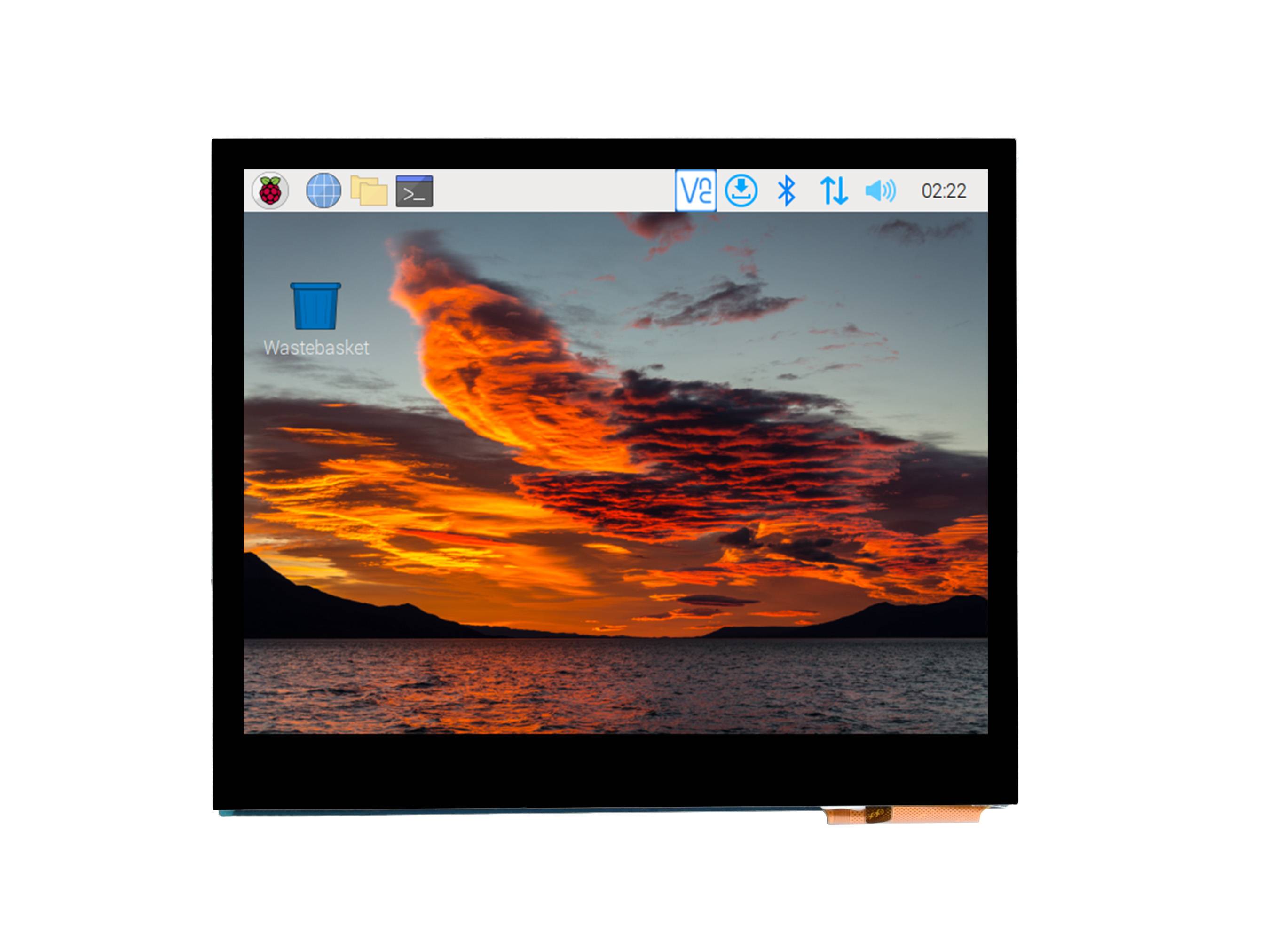 WaveShare 3.5inch HDMI Capacitive Touch IPS LCD Display (E) 640x480 Audio Jack