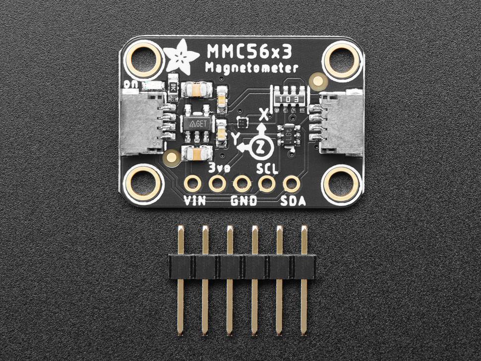 Adafruit Triple-Axis Magnetometer MMC5603 Module STEMMA QT Qwiic 5579