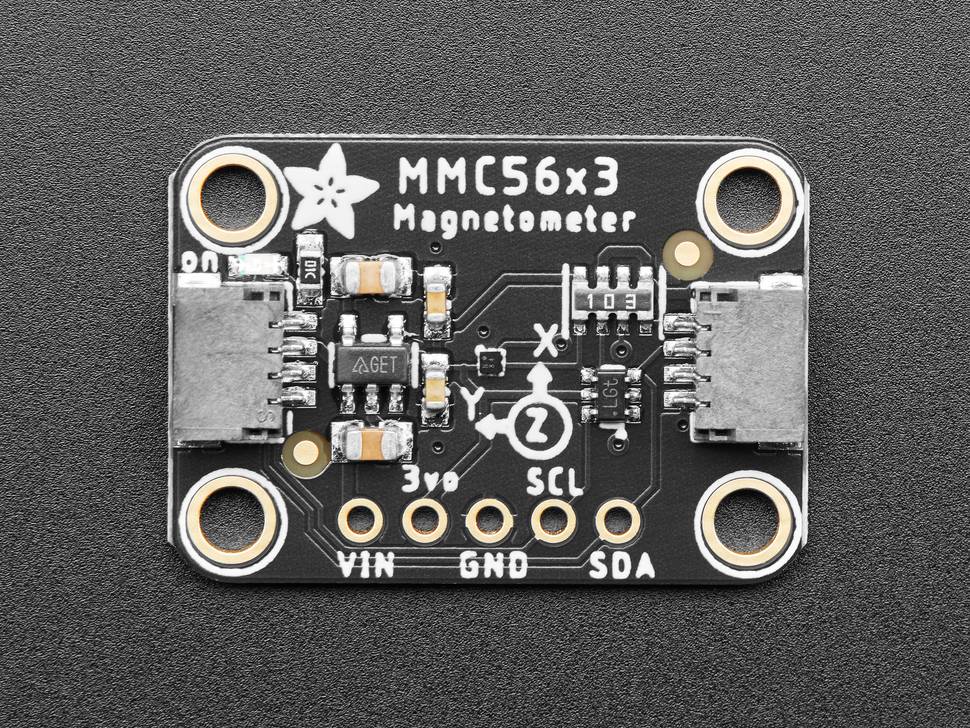 Adafruit Triple-Axis Magnetometer MMC5603 Module STEMMA QT Qwiic 5579