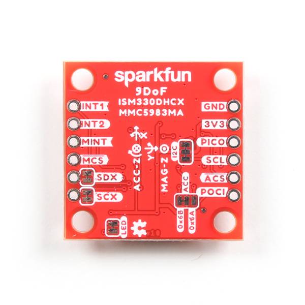 SparkFun 9DoF IMU Breakout ISM330DHCX MMC5983MA Qwiic SEN-19895
