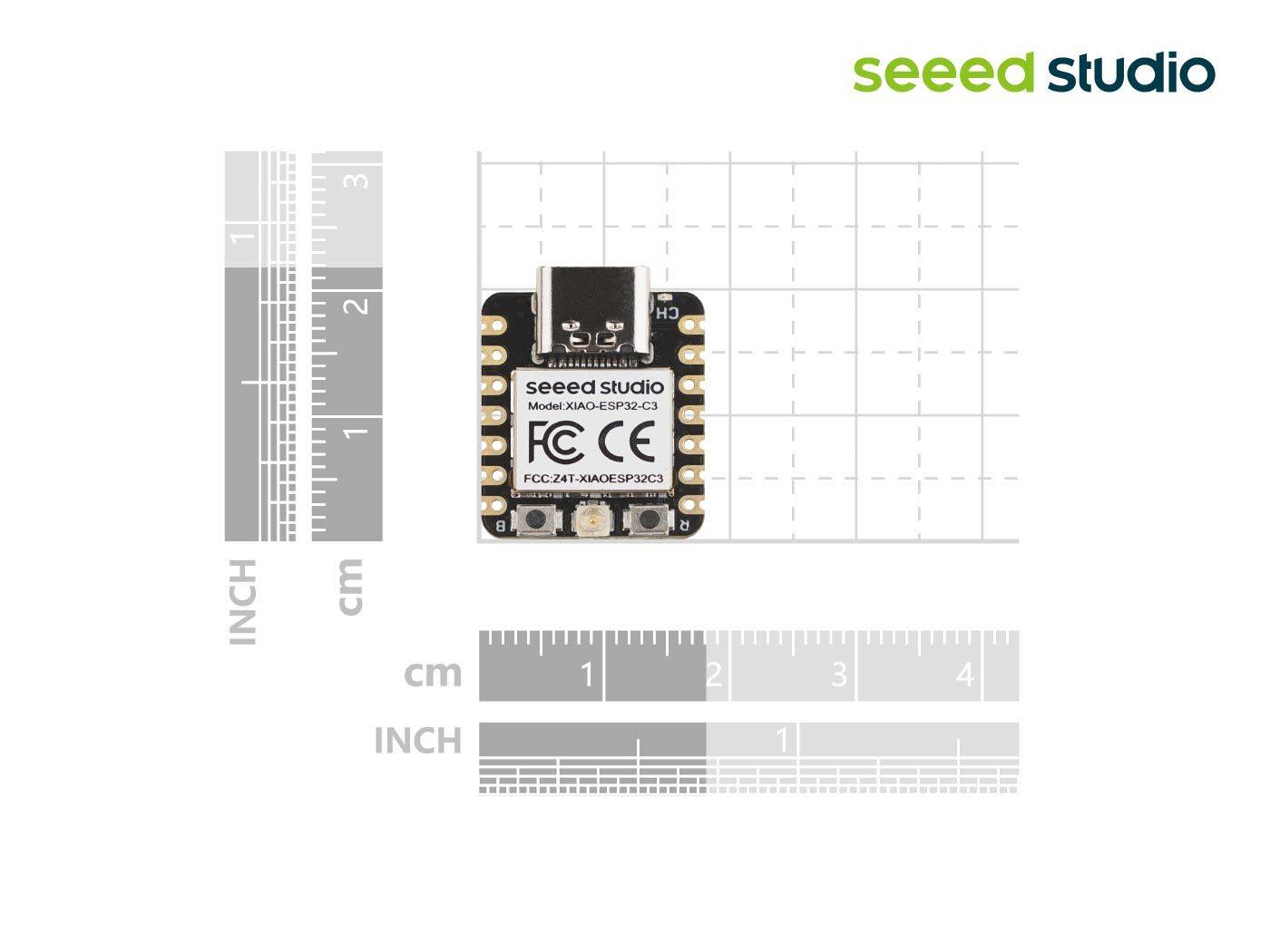 Seeed Studio XIAO ESP32C3 Tiny MCU Board with Wi-Fi and BLE Support Battery Charge