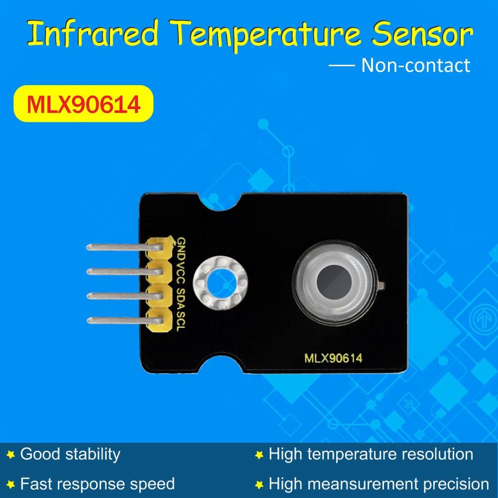 Keyestudio MLX90614 Non-Contact IR Temperature Sensor GY-906 for Arduino I2C