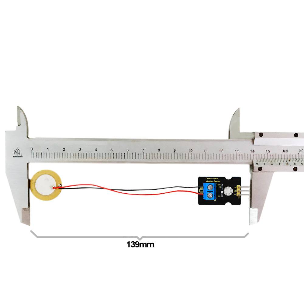 Keyestudio Analog Piezoelectric Ceramic Vibration Sensor for Arduino
