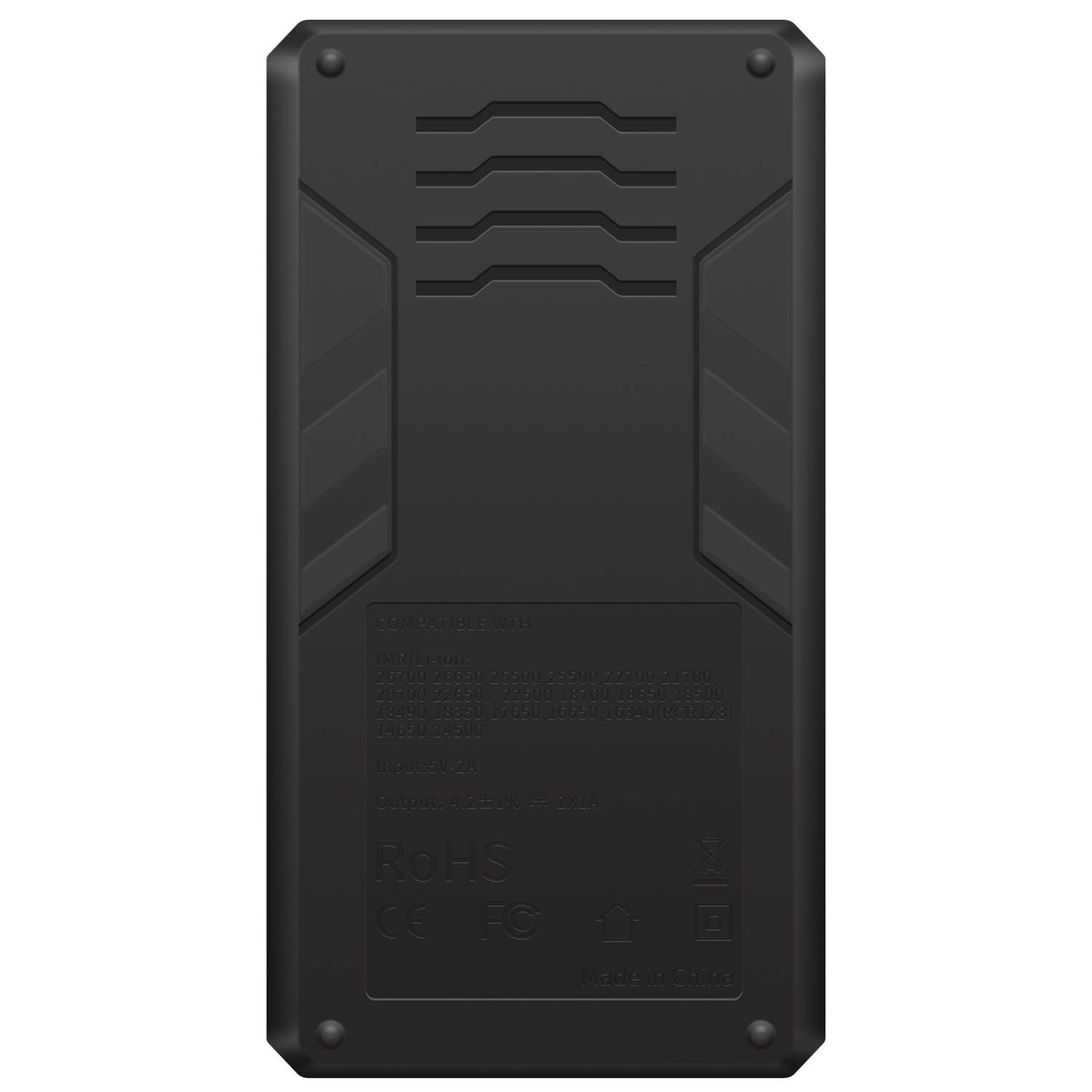 TC2 Type-C 18650 Li-ion Battery Charger Dual Slot