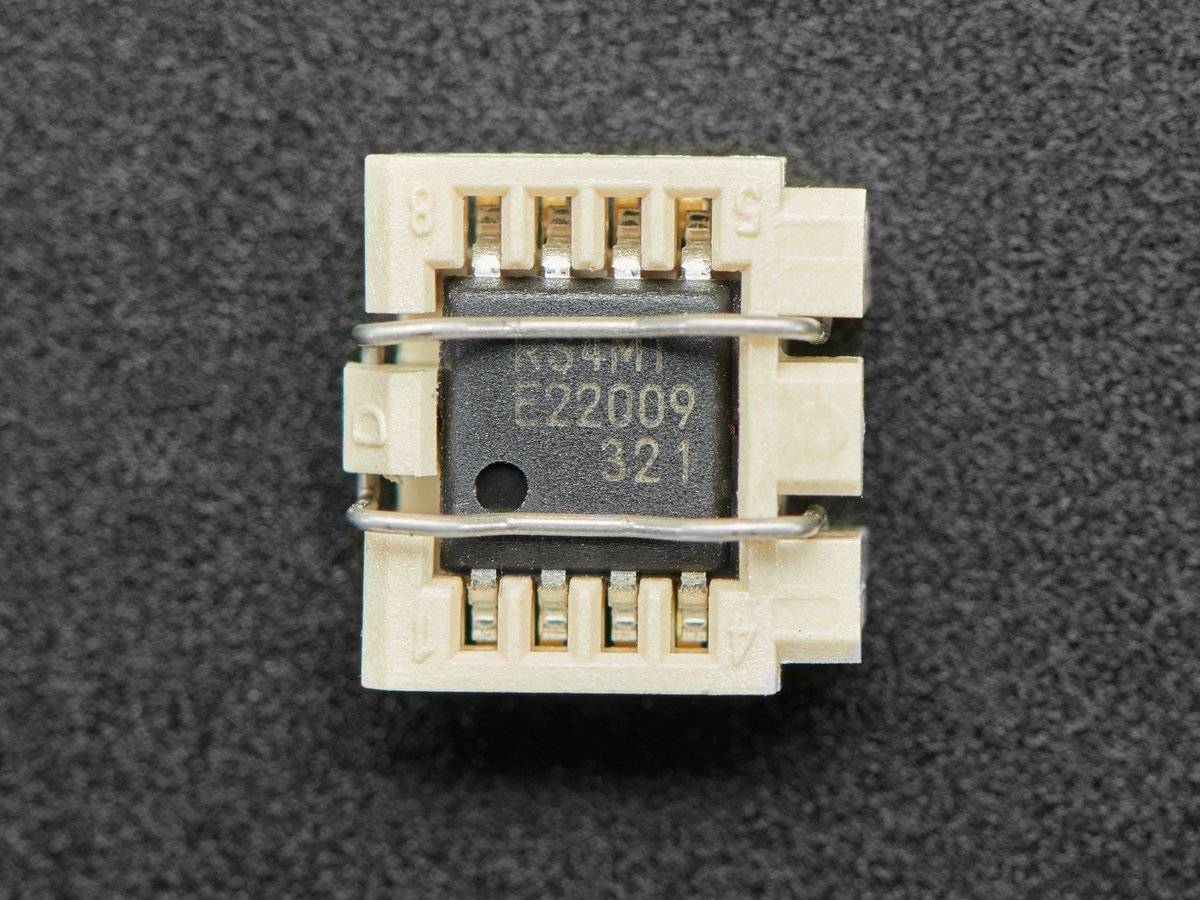 Adafruit SMT Socket - Wide SOIC-8 (200mil) - Wieson G6179-10