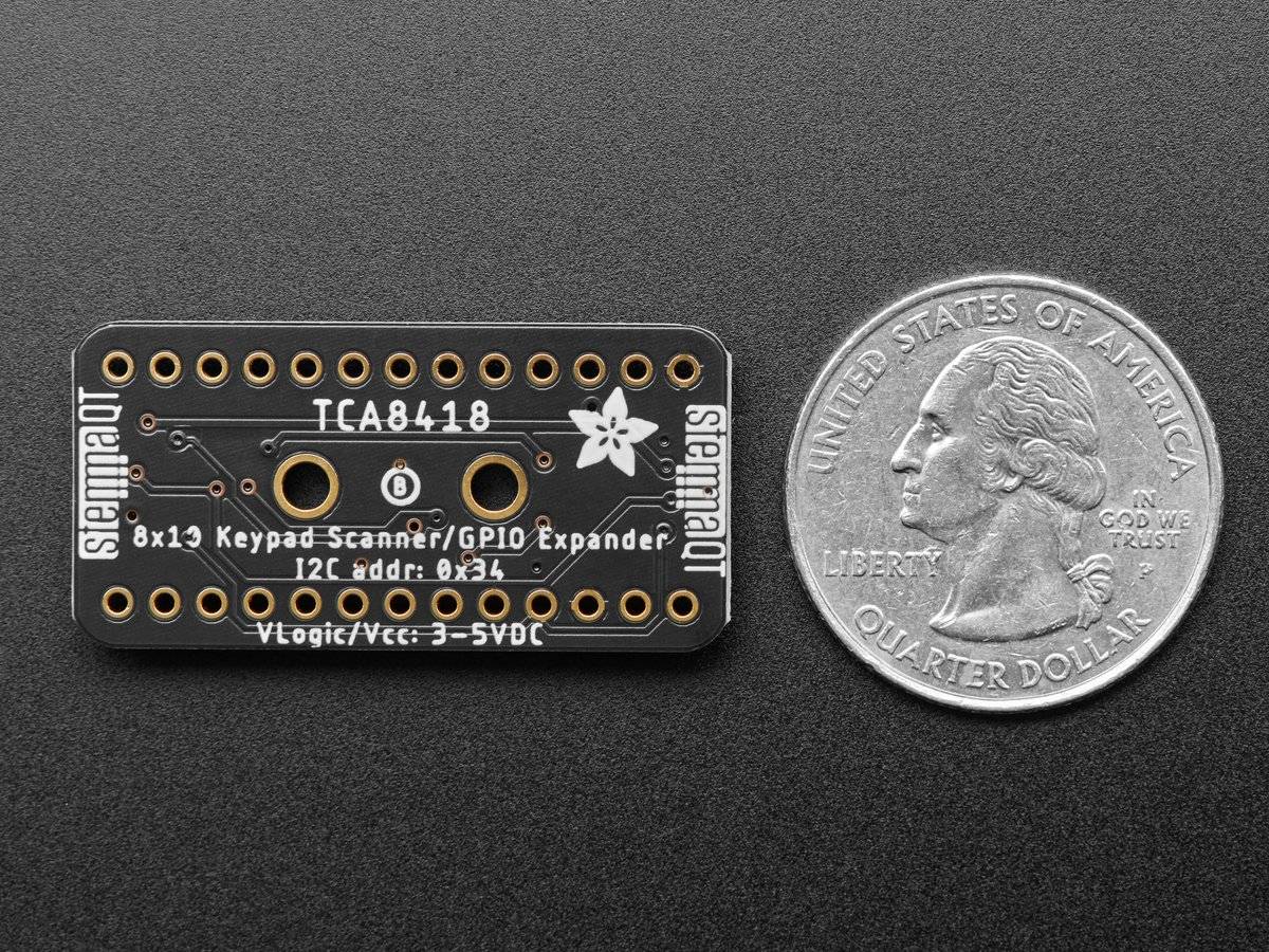 Adafruit TCA8418 Keypad Matrix and GPIO Expander Breakout STEMMA QT Qwiic 4918