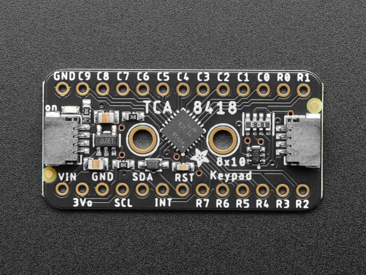 Adafruit TCA8418 Keypad Matrix and GPIO Expander Breakout STEMMA QT Qwiic 4918