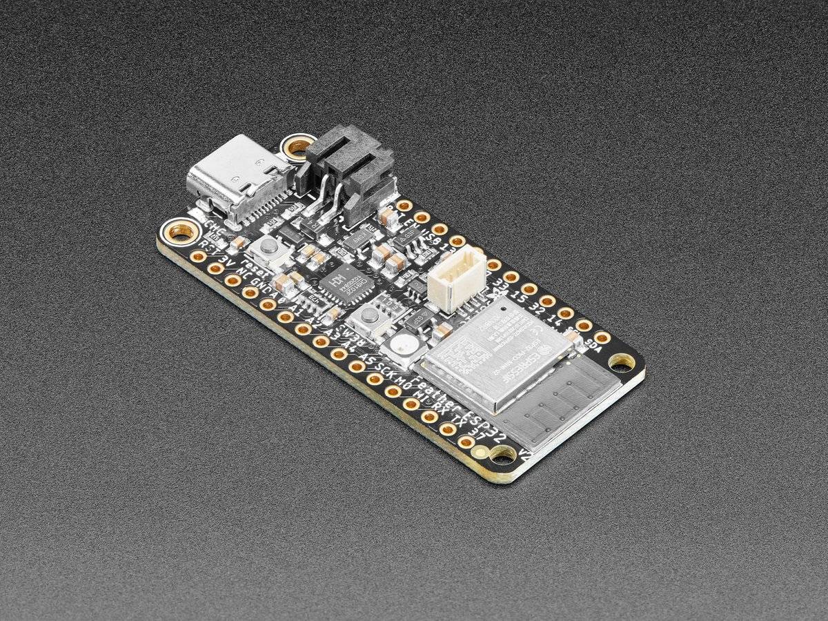 Adafruit ESP32 Feather V2 with 8MB Flash 2MB PSRAM USB Type C QT I2C 5400