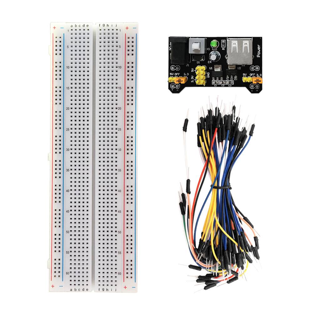 Keyestudio DIY Kit for Arduino with Power Module Breadboard 65x Jumper Wires