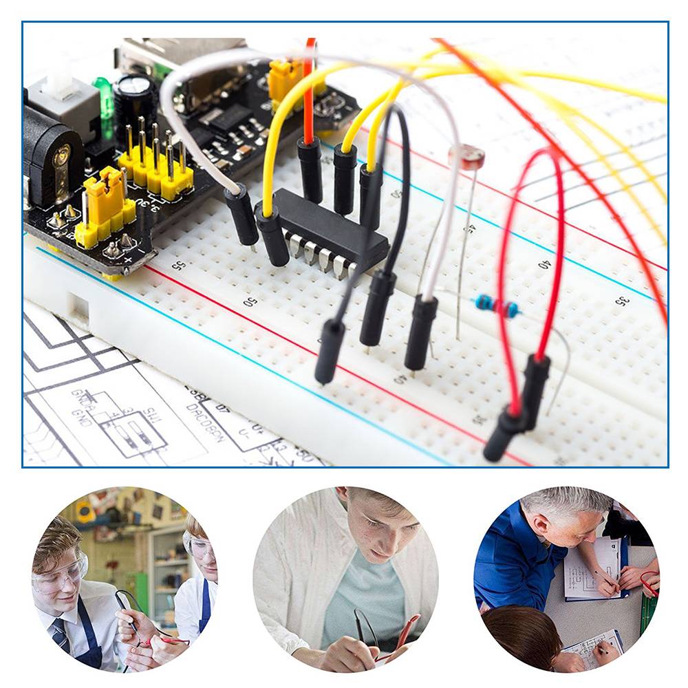 Keyestudio DIY Kit for Arduino with Power Module Breadboard 65x Jumper Wires