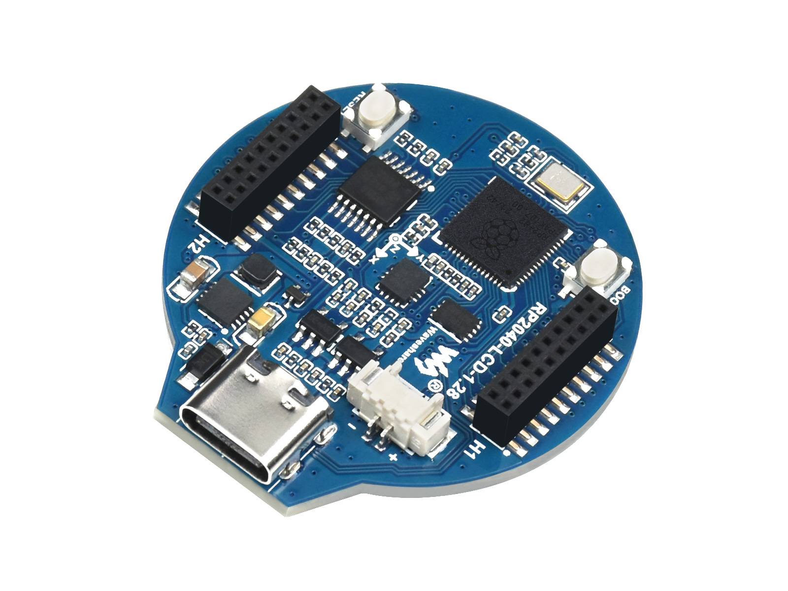 WaveShare RP2040 MCU Board 1.28inch Round LCD Accelerometer Gyroscope Sensor