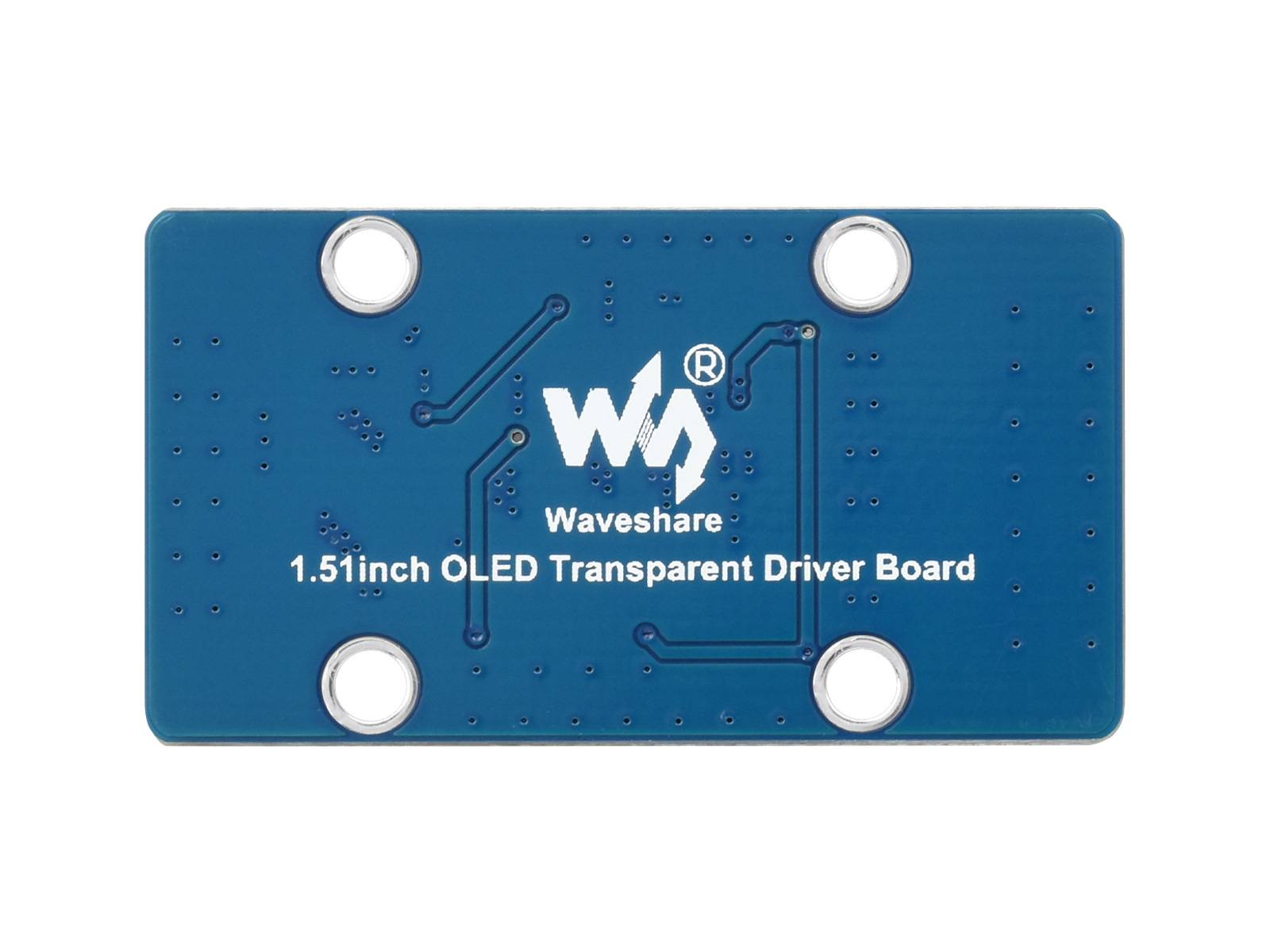 WaveShare 1.51inch Transparent OLED Display 128x64 SPI/I2C Interface Light Blue