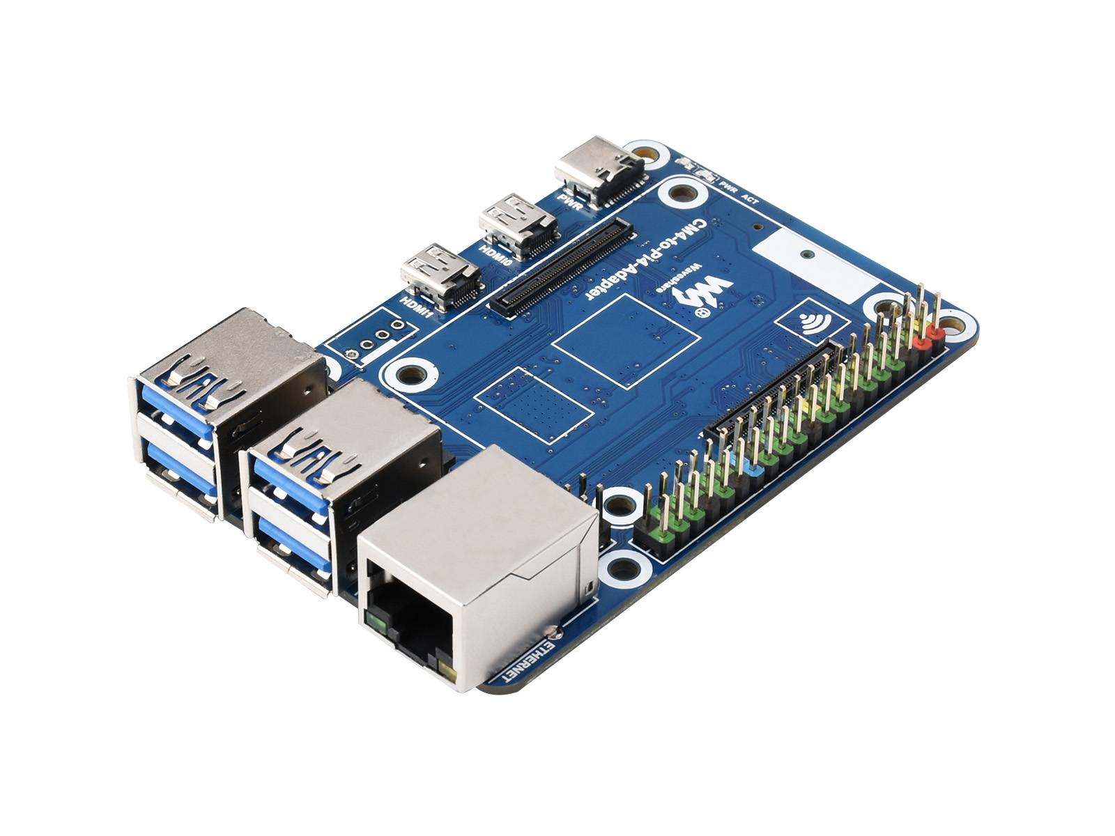 WaveShare CM4 to Pi 4B Adapter Alternative Solution for Raspberry Pi 4B 23508