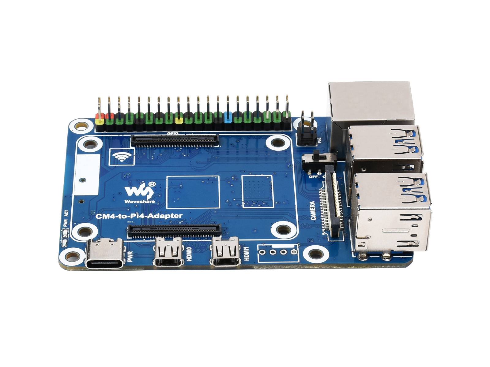 WaveShare CM4 to Pi 4B Adapter Alternative Solution for Raspberry Pi 4B 23508