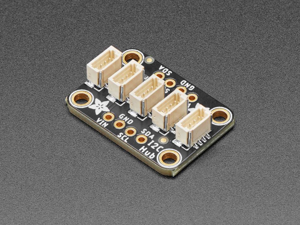 Adafruit Qwiic Stemma QT 5 Port Hub with JST SH 1mm Connectors 5625