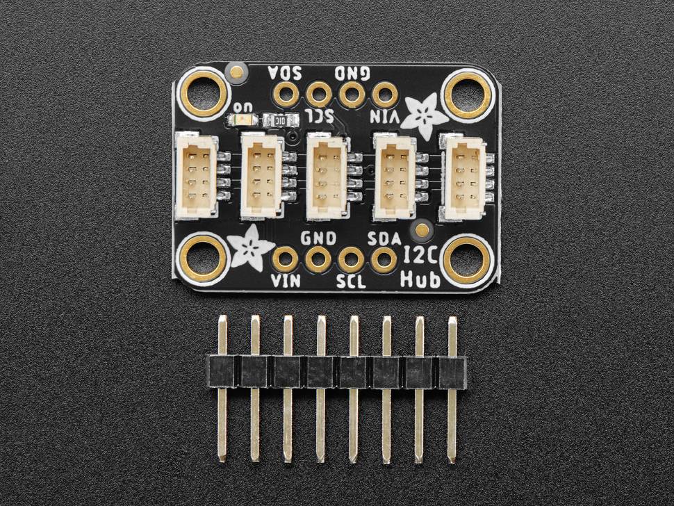 Adafruit Qwiic Stemma QT 5 Port Hub with JST SH 1mm Connectors 5625