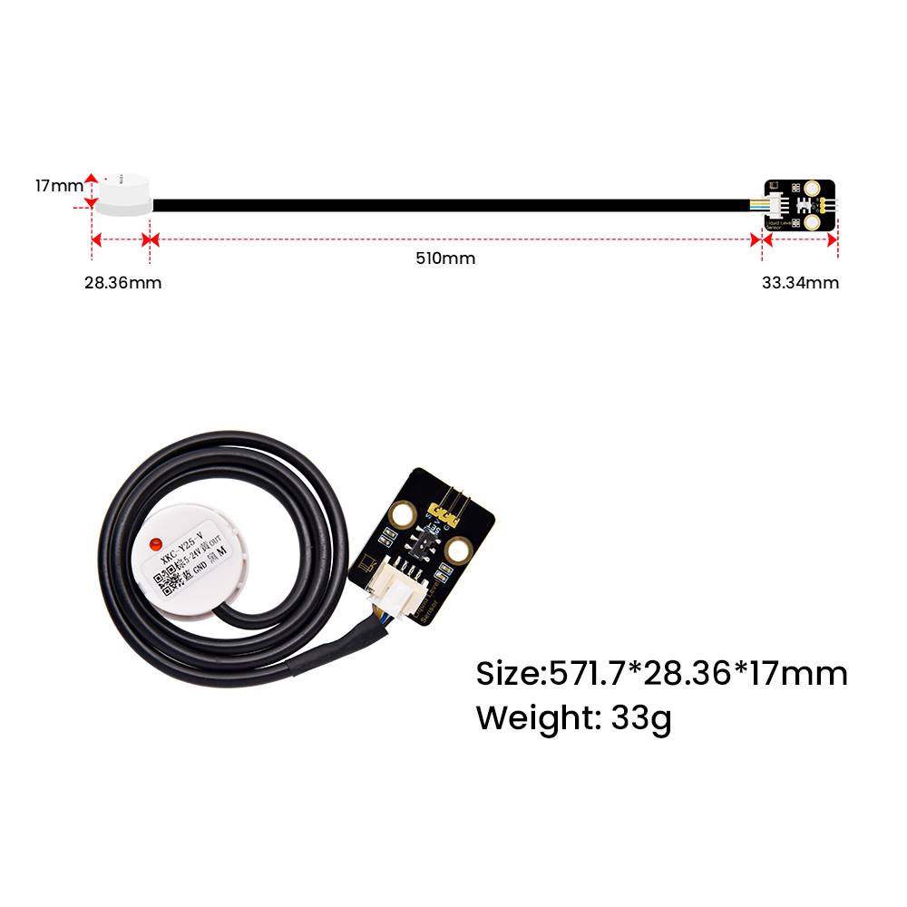 Keyestudio Non-Contact Liquid Level Sensor Module XKC-Y25-V for Arduino