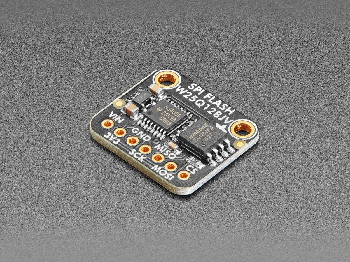 Adafruit SPI FLASH Breakout W25Q128 Chip 128MBit 16MByte 5643