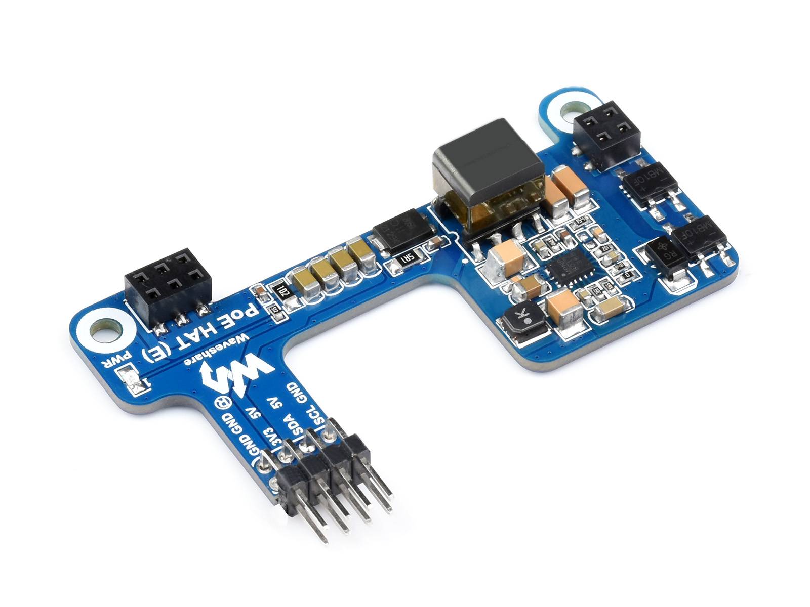 WaveShare Power over Ethernet HAT (E) for Raspberry Pi 3B+/4B 802.3af-Compliant