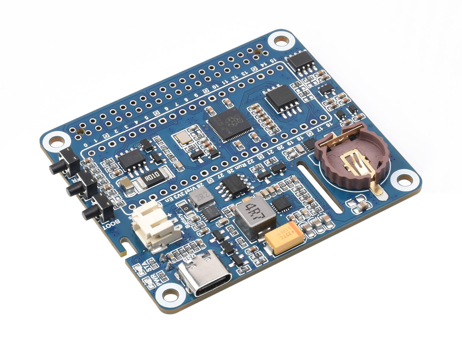 WaveShare Power Management HAT for Raspberry Pi Embedded RTC