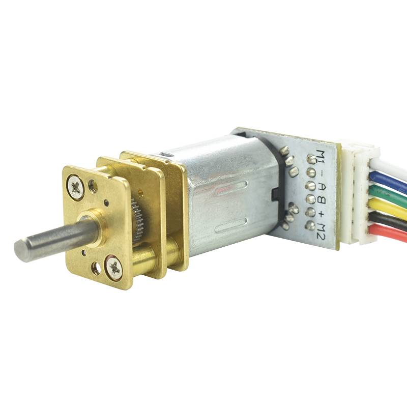 XYT 6V Micro DC Motor DC Gear Motor JGA12-N20 Spur Gear Motor 150rpm with Encoder