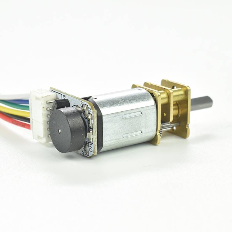 XYT 6V Micro DC Motor DC Gear Motor JGA12-N20 Spur Gear Motor 150rpm with Encoder