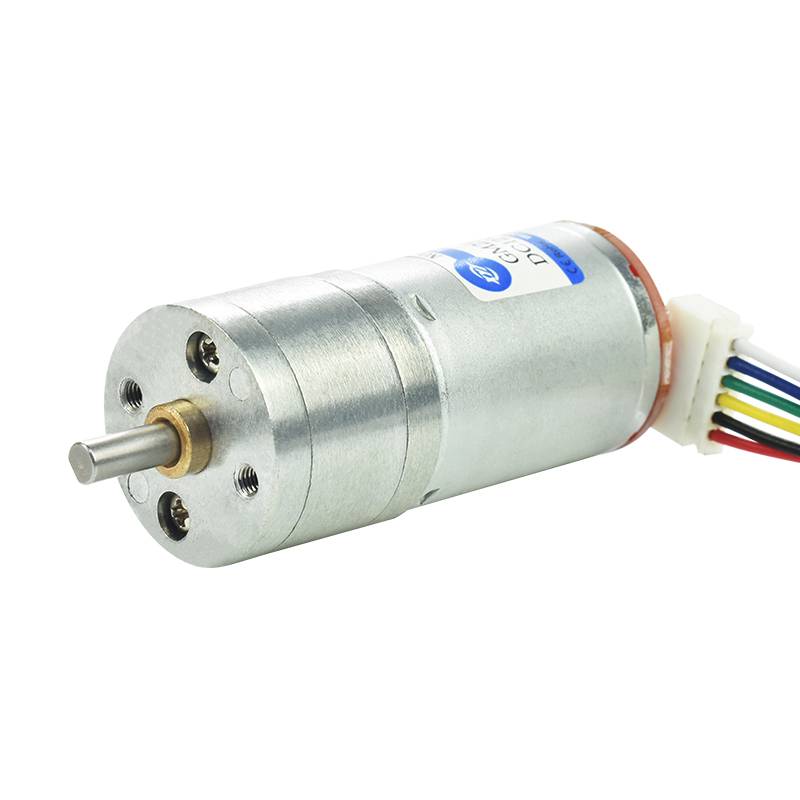 XYT 6V Mini DC Motor DC Gear Motor JGA25-370 Spur Gear Motor 170rpm with Encoder
