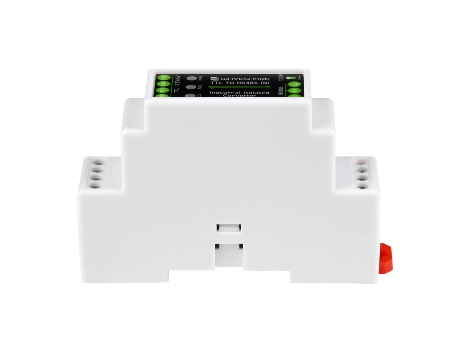WaveShare Rail-mount TTL RS485 Galvanic Isolated Converter 600W Lightningproof