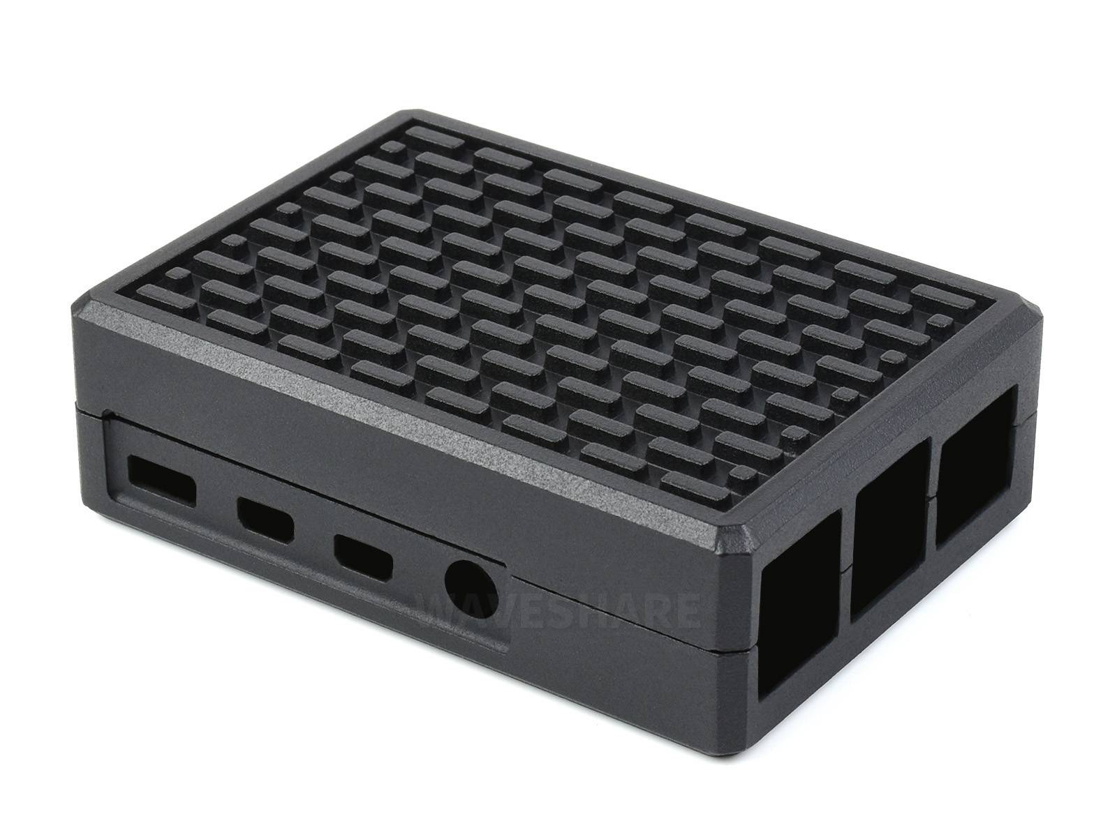 WaveShare Aluminum Grid Grooved Case for Raspberry Pi 4 Inner Heatsink Pillars