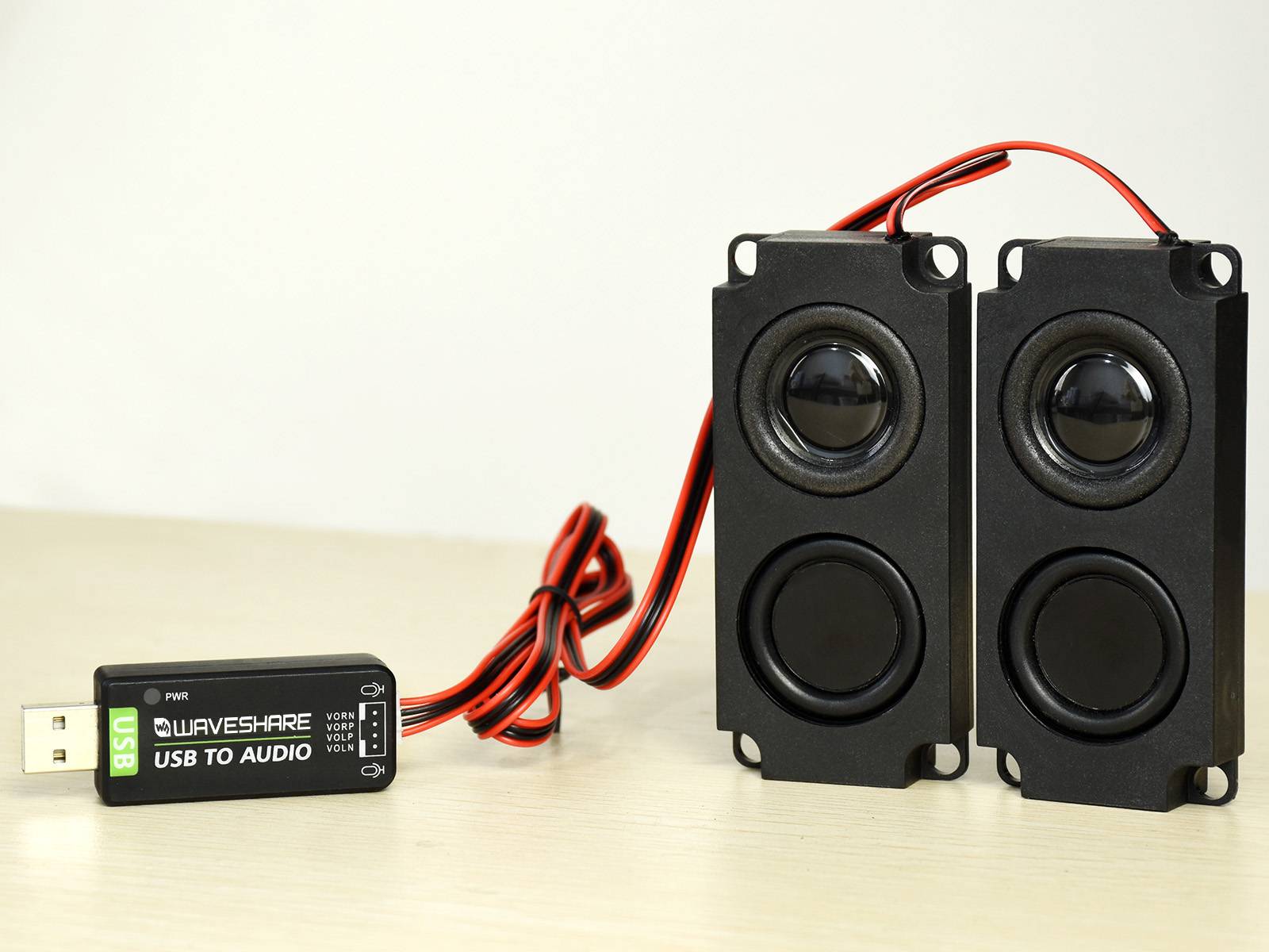 WaveShare USB Sound Card for Raspberry Pi Jetson Nano Driver-Free 18833