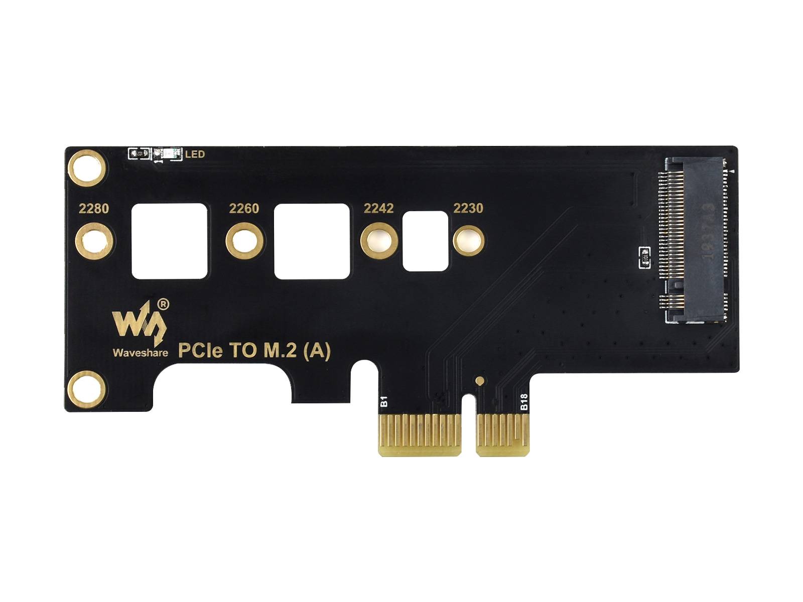 WaveShare PCIe TO M.2 Adapter for Raspberry Pi Compute Module 4 19091