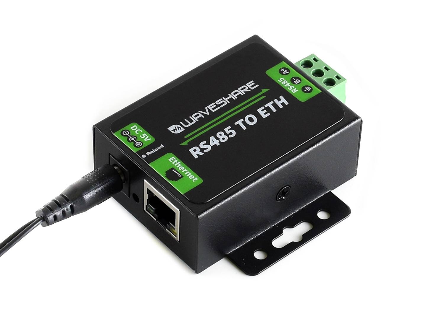 WaveShare RS485 to Ethernet Converter with EU Power Adapter 16529