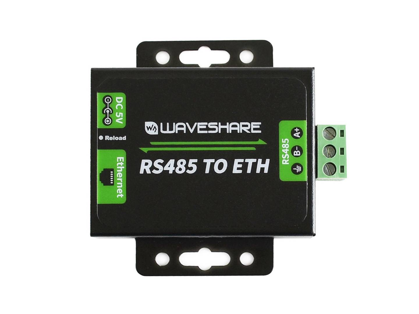 WaveShare RS485 to Ethernet Converter with EU Power Adapter 16529