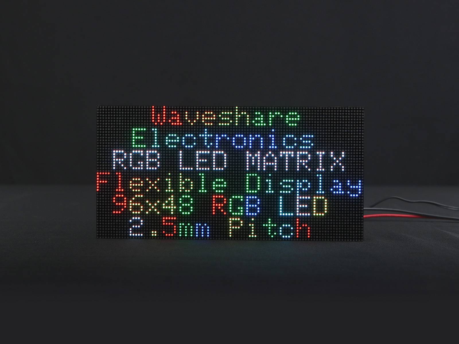 WaveShare Flexible RGB Full-Color LED Matrix Panel 2.5mm Pitch 96x48 Pixels
