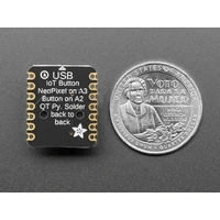 Adafruit IoT Button with NeoPixel BFF Add-On for QT Py and Xiao Adafruit IoT Button with NeoPixel BFF Add-On for QT Py and Xiao