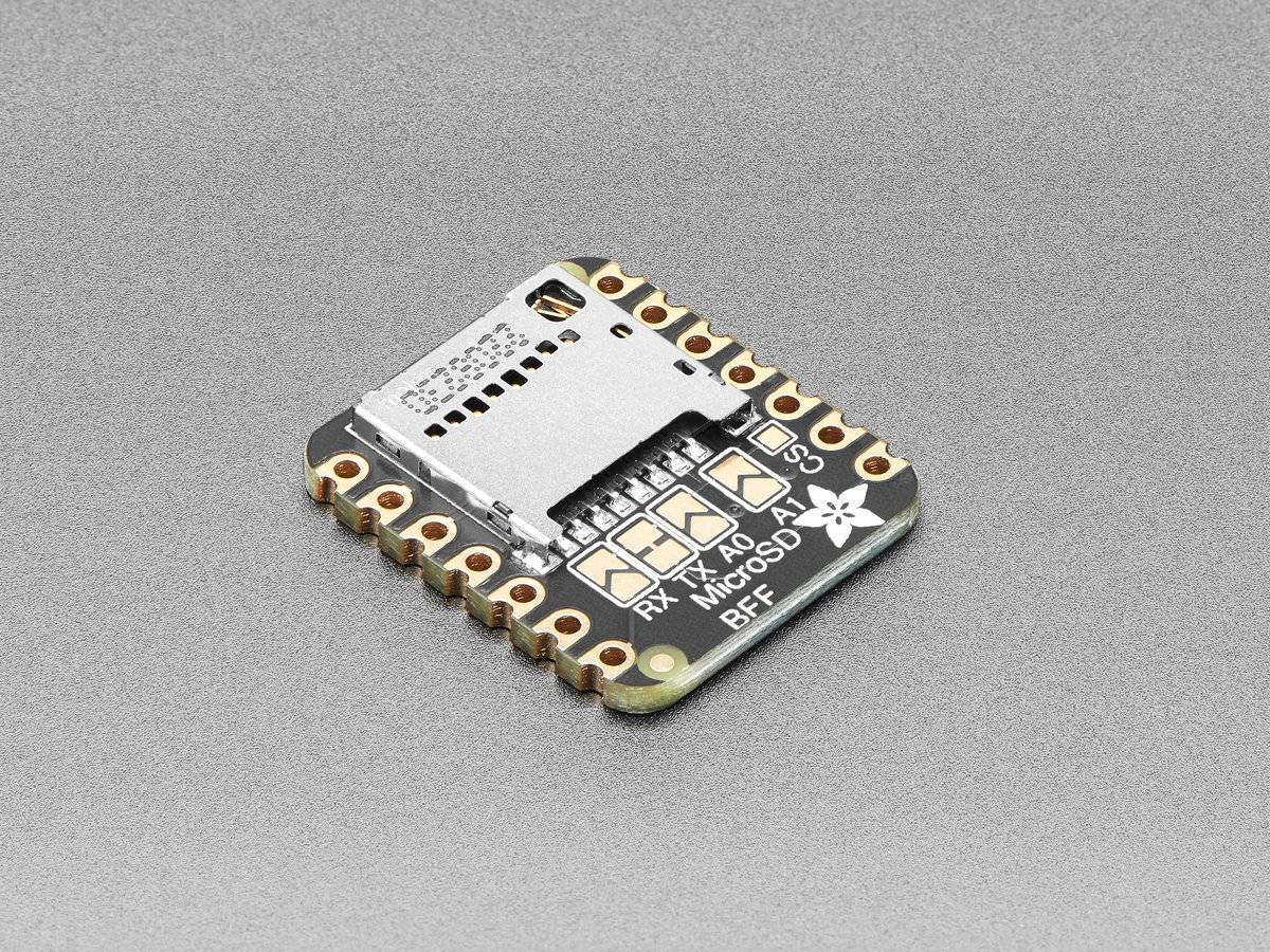 Adafruit microSD Card BFF Add-On for QT Py and Xiao SPI Interface