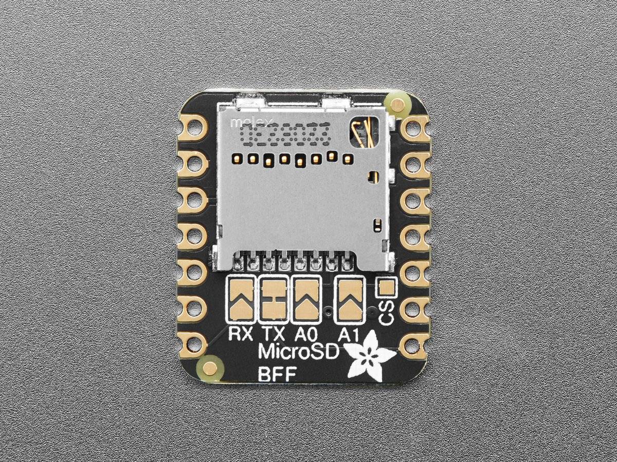 Adafruit microSD Card BFF Add-On for QT Py and Xiao SPI Interface